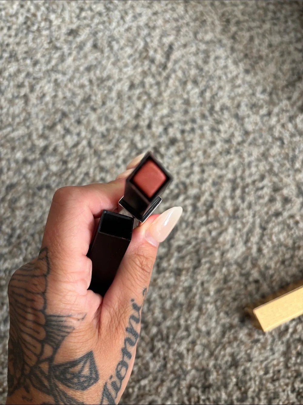 Yves Saint Laurent The Slim Glow Matte Lipstick - Gold Packaging
